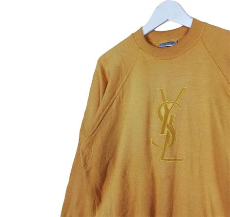 ysl green sweater|vintage YSL sweater.